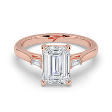 The Maia Ring - Emerald & Baguette Trilogy