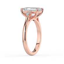 The Maia Ring - Emerald & Baguette Trilogy