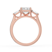 The Maia Ring - Emerald & Baguette Trilogy