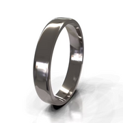 The Dakota Ring — Polished Flat Men's Wedding Band | The Jewel Concierge