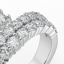 The Emilia Ring - Fanned with Pavé Diamonds