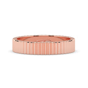 The Francesca Ring – Fluted Gold Band – The Jewel Concierge