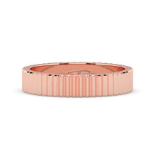 The Francesca Ring - Fluted Gold Band