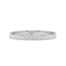 The Francesca Ring - Fluted Gold Band