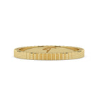 The Francesca Ring - Fluted Gold Band