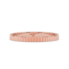 The Francesca Ring - Fluted Gold Band