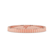 The Francesca Ring – Fluted Gold Band – The Jewel Concierge