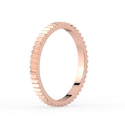 The Francesca Ring – Fluted Gold Band – The Jewel Concierge