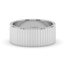 The Francesca Ring - Fluted Gold Band