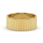 The Francesca Ring - Fluted Gold Band