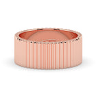 The Francesca Ring - Fluted Gold Band