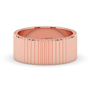 The Francesca Ring – Fluted Gold Band – The Jewel Concierge