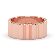The Francesca Ring - Fluted Gold Band