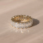 The Genevieve Ring — Emerald Lab-Grown Diamond Eternity Band | The Jewel Concierge