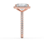 The Orion Ring - Radiant Halo with Pavé Band