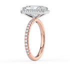 The Orion Ring - Radiant Halo with Pavé Band