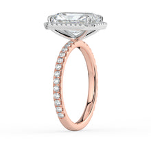 The Orion Ring - Radiant Halo with Pavé Band