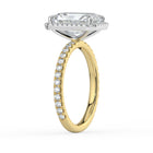 The Orion Ring - Radiant Halo with Pavé Band