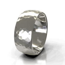 Hammered Men's Wedding Band