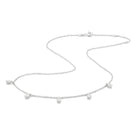 The Isabella Necklace - Hanging Pear Cut Diamonds