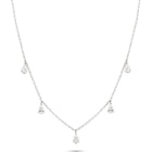 The Isabella Necklace - Hanging Pear Cut Diamonds