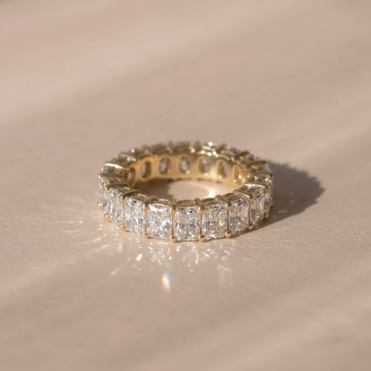 The Jade Ring — Radiant Lab-Grown Diamond Eternity Band | The Jewel Concierge