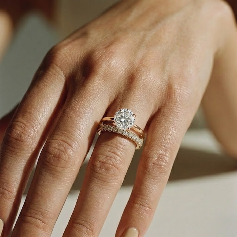 The Nova Ring – 4 Claw Round Solitaire in 14K White Gold – The Jewel Concierge