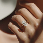 The Nova Ring — Marquise Solitaire Lab-Grown Diamond Engagement Ring | The Jewel Concierge