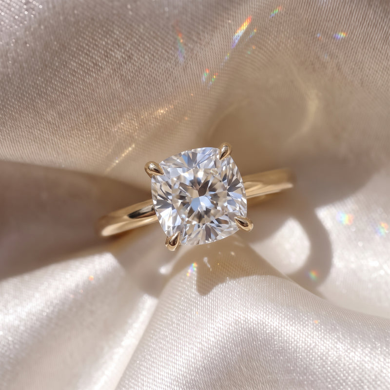 The Nova Ring — Cushion Solitaire Lab-Grown Diamond Engagement Ring | The Jewel Concierge