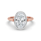 The Gabriella Ring - Oval Bezel with Split Band