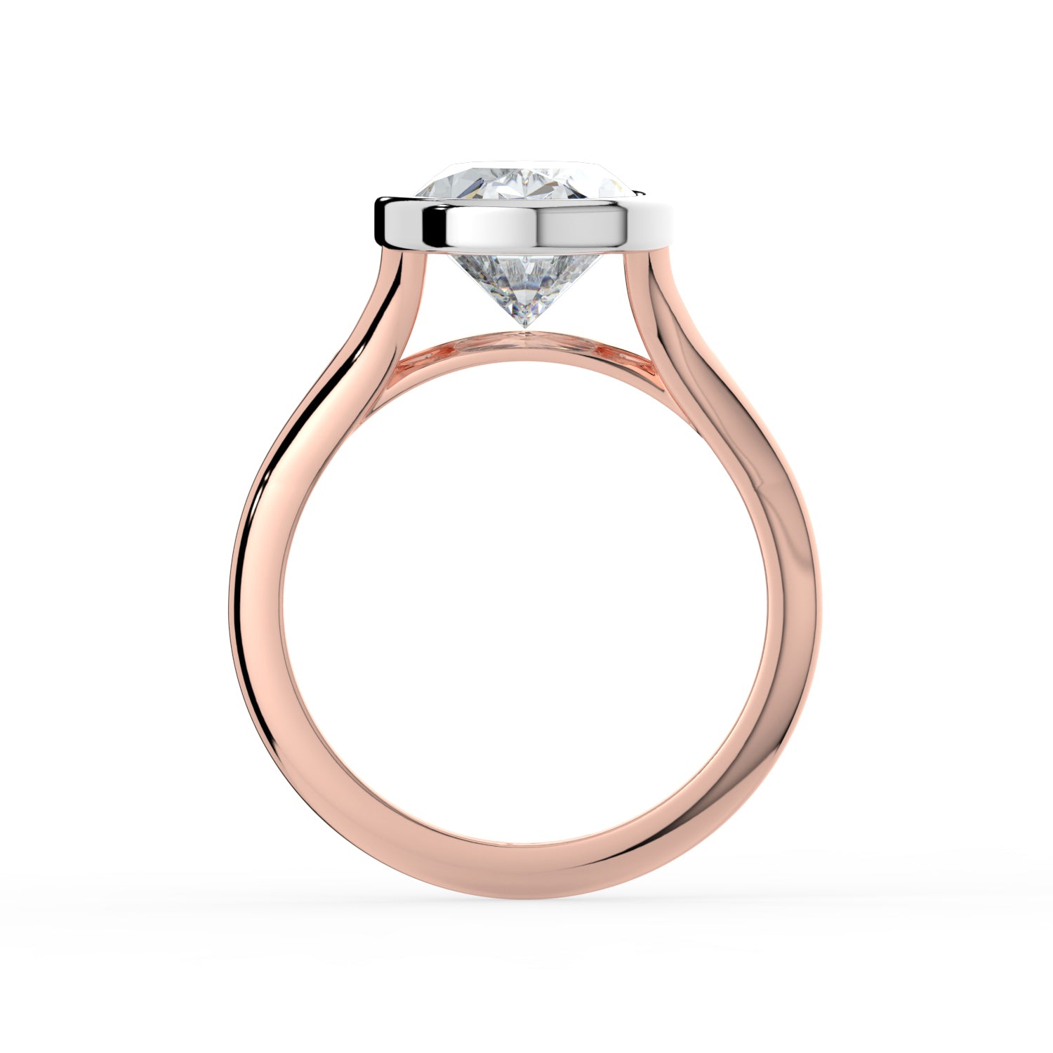 The Gabriella Ring - Oval Bezel with Split Band