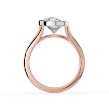 The Gabriella Ring - Oval Bezel with Split Band