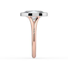 The Gabriella Ring - Oval Bezel with Split Band