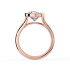 The Gabriella Ring - Oval Bezel with Split Band