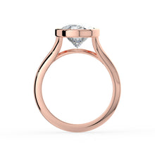 The Gabriella Ring - Oval Bezel with Split Band