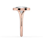 The Gabriella Ring - Oval Bezel with Split Band