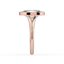 The Gabriella Ring - Oval Bezel with Split Band