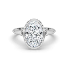 The Gabriella Ring - Oval Bezel with Split Band
