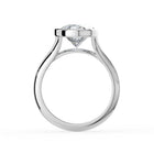 The Gabriella Ring - Oval Bezel with Split Band