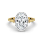 The Gabriella Ring - Oval Bezel with Split Band