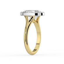 The Gabriella Ring - Oval Bezel with Split Band