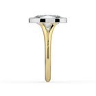 The Gabriella Ring - Oval Bezel with Split Band