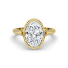 The Gabriella Ring - Oval Bezel with Split Band