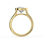The Gabriella Ring - Oval Bezel with Split Band