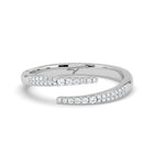 The Isabella Ring - Open Pavé Wrap Around