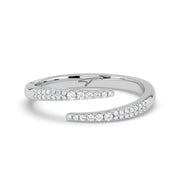 The Isabella Ring – Open Pavé Wrap Around – The Jewel Concierge