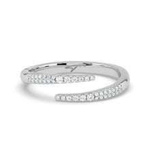 The Isabella Ring - Open Pavé Wrap Around