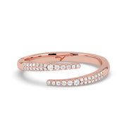 The Isabella Ring – Open Pavé Wrap Around – The Jewel Concierge