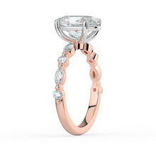 The Vega Ring - 2.00 ct. Oval with Marquise & Round Accents