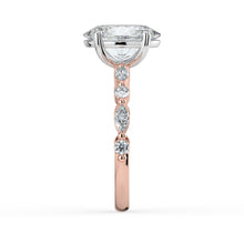 The Vega Ring - 2.00 ct. Oval with Marquise & Round Accents